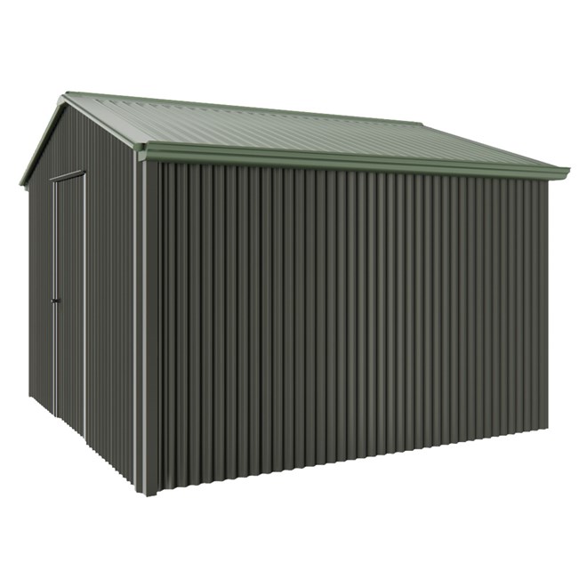 Handi-Heritage Shed H3 3.30X3.30 Roof:Rivergum Wall:Slate Grey Gable End Single Door