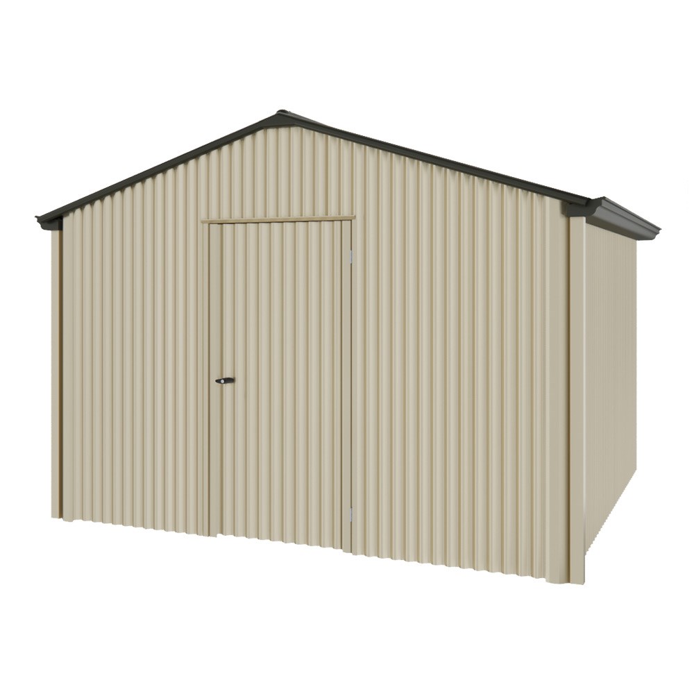 Handi-Heritage Shed H3 3.30X3.30 Roof:Slate Grey Wall:Merino Gable End Single Door