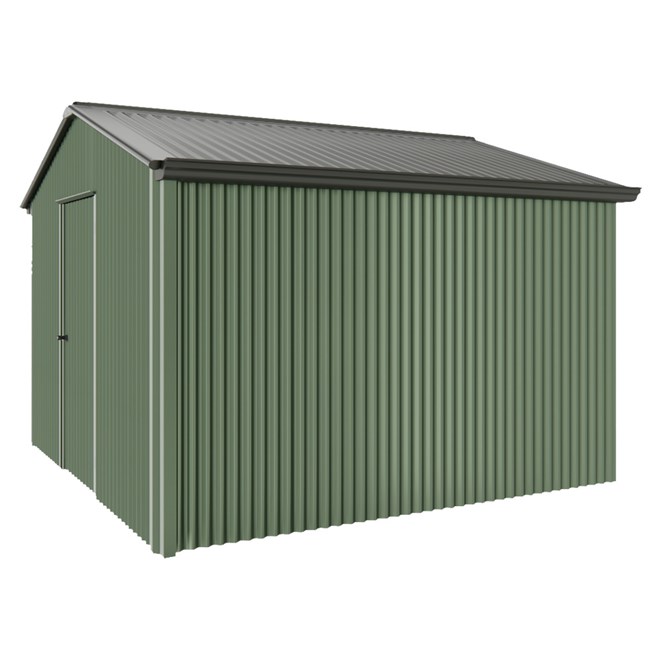 Handi-Heritage Shed H3 3.30X3.30 Roof:Slate Grey Wall:Rivergum Gable End Single Door