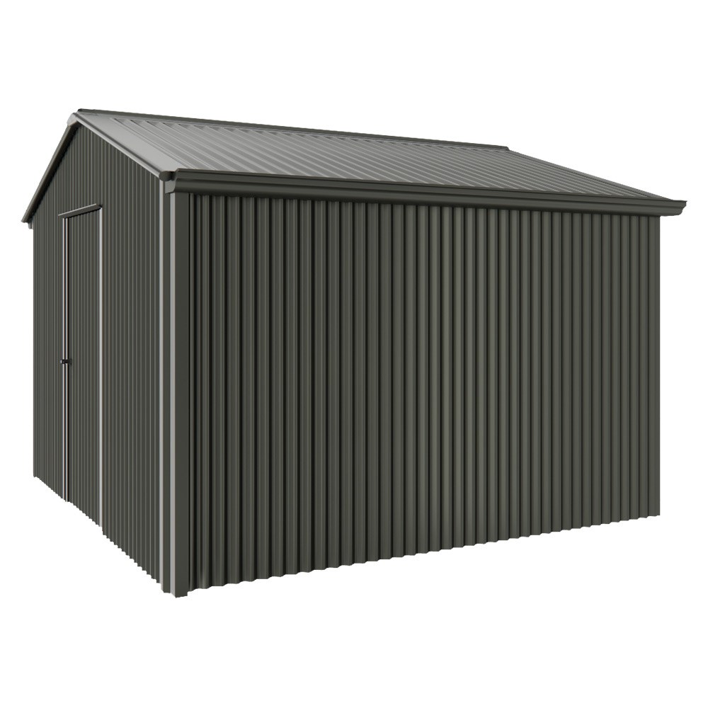 Handi-Heritage Shed H3 3.30X3.30 Roof:Slate Grey Wall:Slate Grey Gable End Single Door