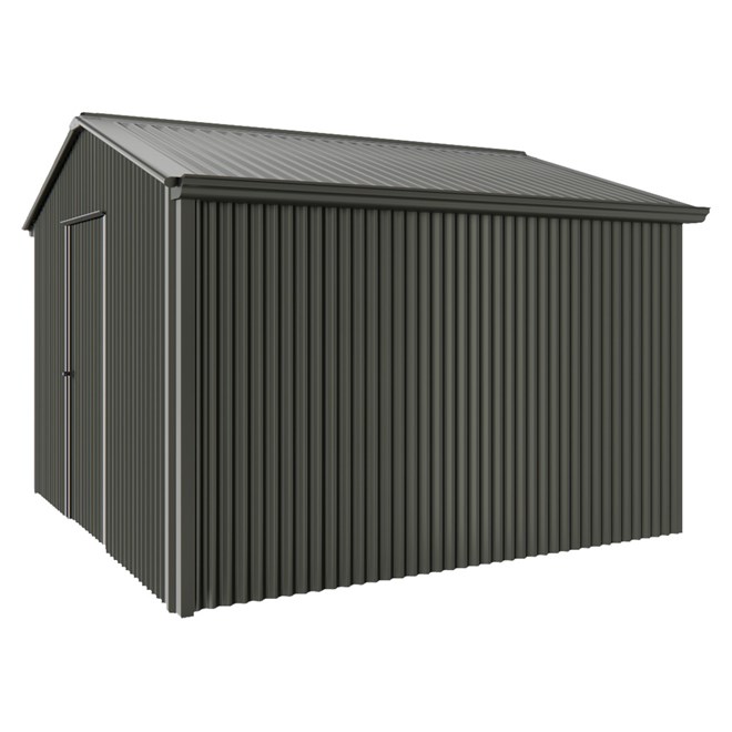 Handi-Heritage Shed H3 3.30X3.30 Roof:Slate Grey Wall:Slate Grey Gable End Single Door