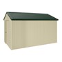 Handi-Heritage Shed H4 3.96X2.52 Roof:Caulfield Green Wall:Primrose Gable End Single Door