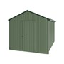 Handi-Heritage Shed H4 3.96X2.52 Roof:Caulfield Green Wall:Rivergum Gable End Single Door