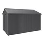 Handi-Heritage Shed H4 3.96X2.52 Roof:Gun Metal Grey Wall:Gun Metal Grey Gable End Single Door