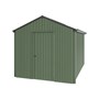 Handi-Heritage Shed H4 3.96X2.52 Roof:Gun Metal Grey Wall:Rivergum Gable End Single Door