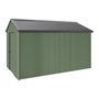 Handi-Heritage Shed H4 3.96X2.52 Roof:Gun Metal Grey Wall:Rivergum Gable End Single Door