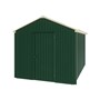 Handi-Heritage Shed H4 3.96X2.52 Roof:Primrose Wall:Caulfield Green Gable End Single Door