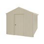 Handi-Heritage Shed H4 3.96X2.52 Roof:Primrose Wall:Merino Gable End Single Door