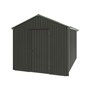Handi-Heritage Shed H4 3.96X2.52 Roof:Rivergum Wall:Slate Grey Gable End Single Door