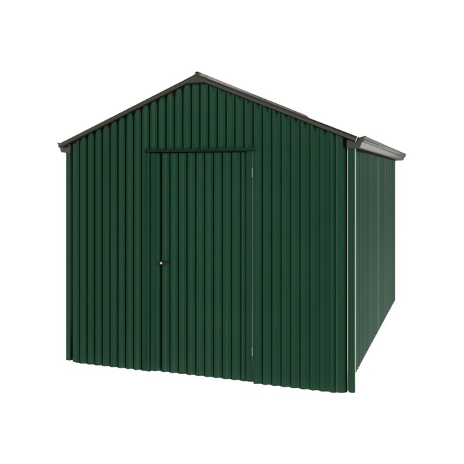 Handi-Heritage Shed H4 3.96X2.52 Roof:Slate Grey Wall:Caulfield Green Gable End Single Door