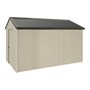 Handi-Heritage Shed H4 3.96X2.52 Roof:Slate Grey Wall:Merino Gable End Single Door