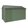 Handi-Heritage Shed H4 3.96X2.52 Roof:Slate Grey Wall:Rivergum Gable End Single Door