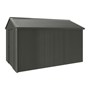 Handi-Heritage Shed H4 3.96X2.52 Roof:Slate Grey Wall:Slate Grey Gable End Single Door