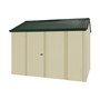 Handi-Heritage Shed H2 3.30X2.52 Roof:Caulfield Green Wall:Primrose Front/Rear Double Door