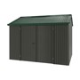 Handi-Heritage Shed H2 3.30X2.52 Roof:Caulfield Green Wall:Slate Grey Front/Rear Double Door