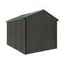 Handi-Heritage Shed H2 3.30X2.52 Roof:Caulfield Green Wall:Slate Grey Front/Rear Double Door