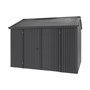 Handi-Heritage Shed H2 3.30X2.52 Roof:Gun Metal Grey Wall:Gun Metal Grey Front/Rear Double Door