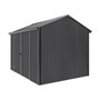 Handi-Heritage Shed H2 3.30X2.52 Roof:Gun Metal Grey Wall:Gun Metal Grey Front/Rear Double Door