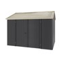 Handi-Heritage Shed H2 3.30X2.52 Roof:Merino Wall:Gun Metal Grey Front/Rear Double Door
