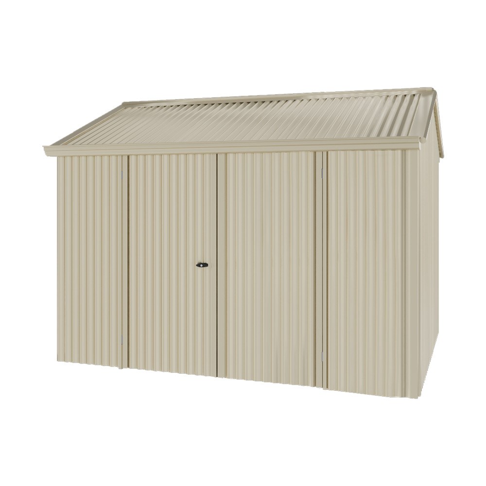 Handi-Heritage Shed H2 3.30X2.52 Roof:Merino Wall:Merino Front/Rear Double Door