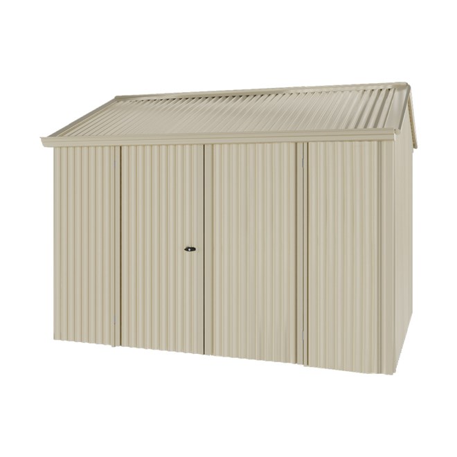 Handi-Heritage Shed H2 3.30X2.52 Roof:Merino Wall:Merino Front/Rear Double Door