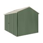 Handi-Heritage Shed H2 3.30X2.52 Roof:Merino Wall:Rivergum Front/Rear Double Door