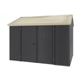 Handi-Heritage Shed H2 3.30X2.52 Roof:Primrose Wall:Gun Metal Grey Front/Rear Double Door