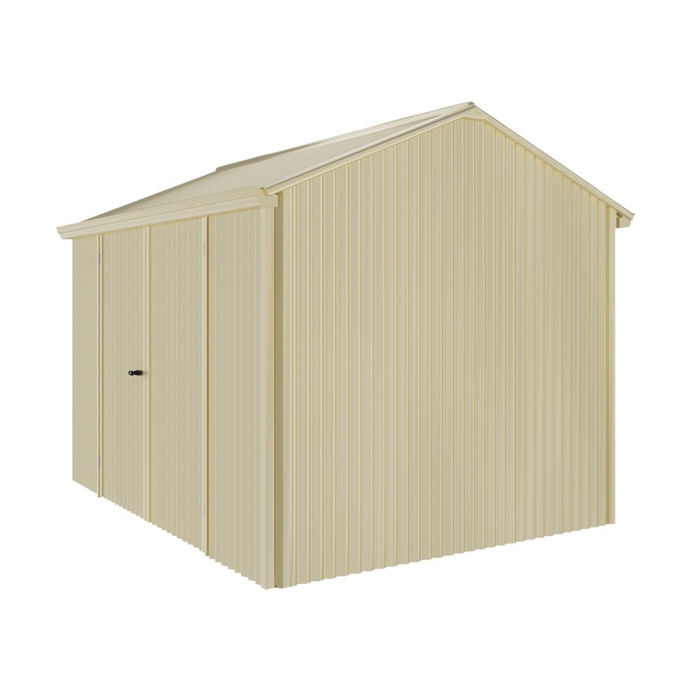 Handi-Heritage Shed H2 3.30X2.52 Roof:Primrose Wall:Primrose Front/Rear Double Door