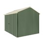 Handi-Heritage Shed H2 3.30X2.52 Roof:Primrose Wall:Rivergum Front/Rear Double Door