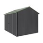 Handi-Heritage Shed H2 3.30X2.52 Roof:Rivergum Wall:Gun Metal Grey Front/Rear Double Door