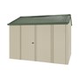 Handi-Heritage Shed H2 3.30X2.52 Roof:Rivergum Wall:Merino Front/Rear Double Door