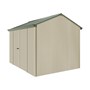 Handi-Heritage Shed H2 3.30X2.52 Roof:Rivergum Wall:Merino Front/Rear Double Door