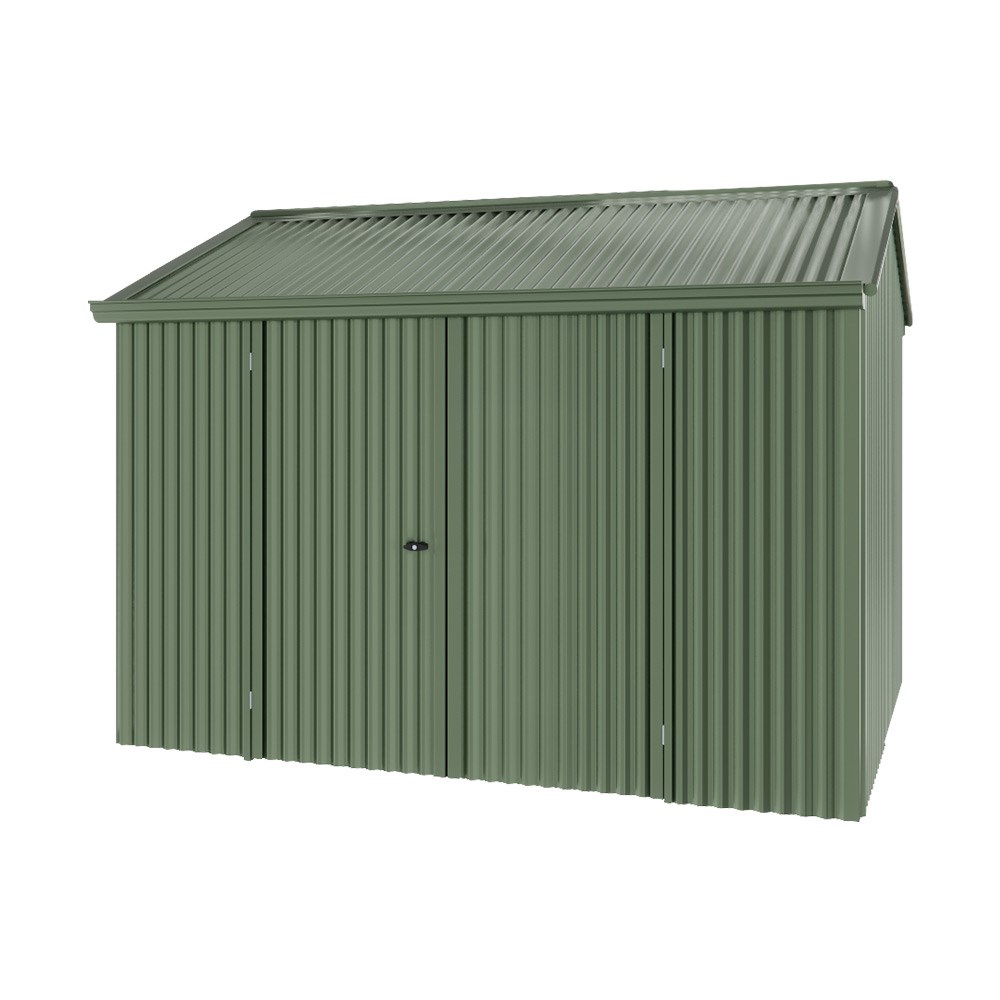 Handi-Heritage Shed H2 3.30X2.52 Roof:Rivergum Wall:Rivergum Front/Rear Double Door