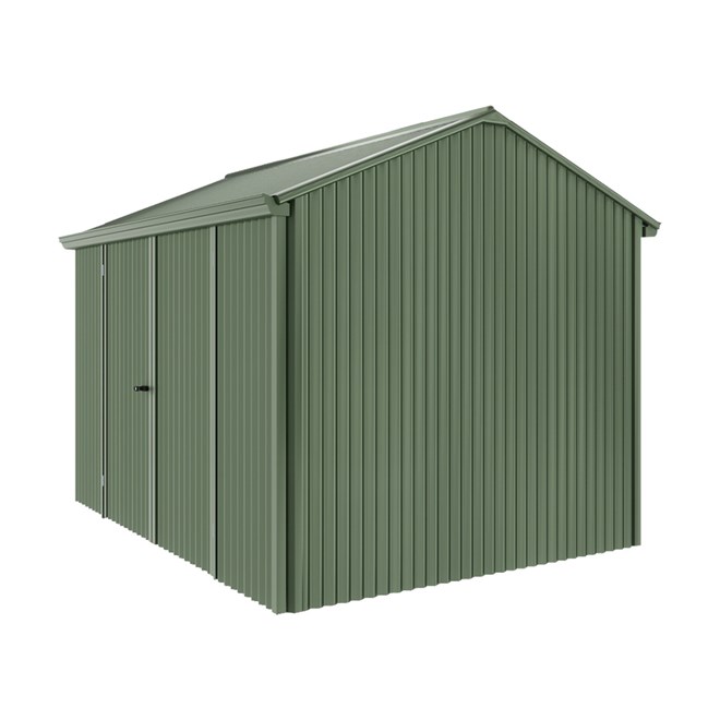 Handi-Heritage Shed H2 3.30X2.52 Roof:Rivergum Wall:Rivergum Front/Rear Double Door