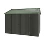 Handi-Heritage Shed H2 3.30X2.52 Roof:Rivergum Wall:Slate Grey Front/Rear Double Door