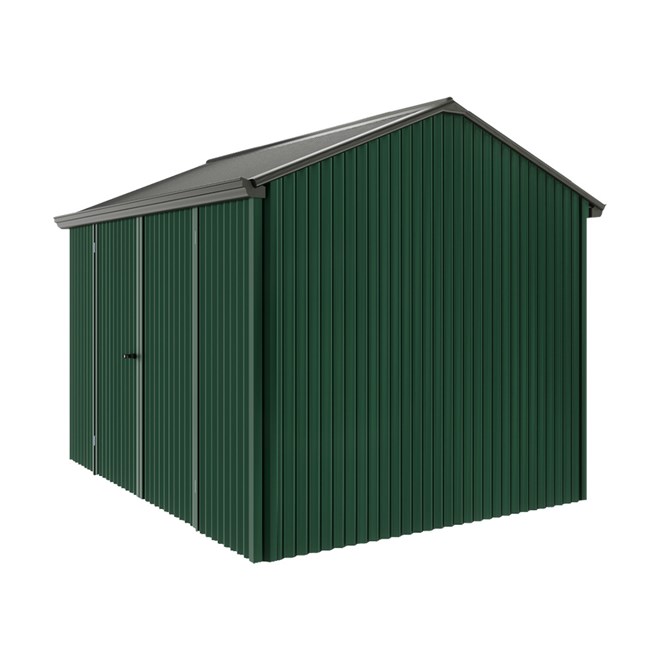 Handi-Heritage Shed H2 3.30X2.52 Roof:Slate Grey Wall:Caulfield Green Front/Rear Double Door