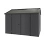 Handi-Heritage Shed H2 3.30X2.52 Roof:Slate Grey Wall:Gun Metal Grey Front/Rear Double Door