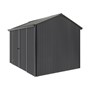 Handi-Heritage Shed H2 3.30X2.52 Roof:Slate Grey Wall:Gun Metal Grey Front/Rear Double Door