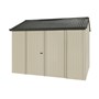 Handi-Heritage Shed H2 3.30X2.52 Roof:Slate Grey Wall:Merino Front/Rear Double Door