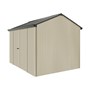 Handi-Heritage Shed H2 3.30X2.52 Roof:Slate Grey Wall:Merino Front/Rear Double Door