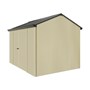 Handi-Heritage Shed H2 3.30X2.52 Roof:Slate Grey Wall:Primrose Front/Rear Double Door