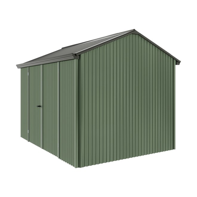 Handi-Heritage Shed H2 3.30X2.52 Roof:Slate Grey Wall:Rivergum Front/Rear Double Door