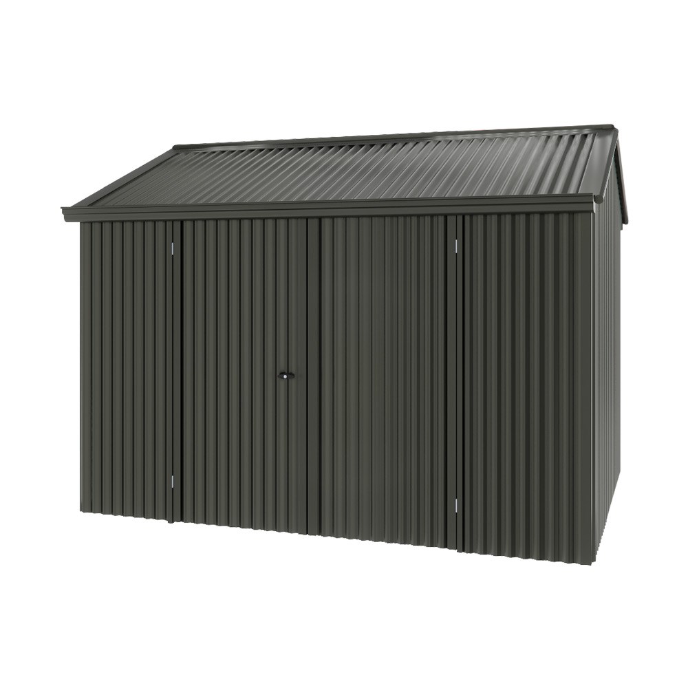 Handi-Heritage Shed H2 3.30X2.52 Roof:Slate Grey Wall:Slate Grey Front/Rear Double Door
