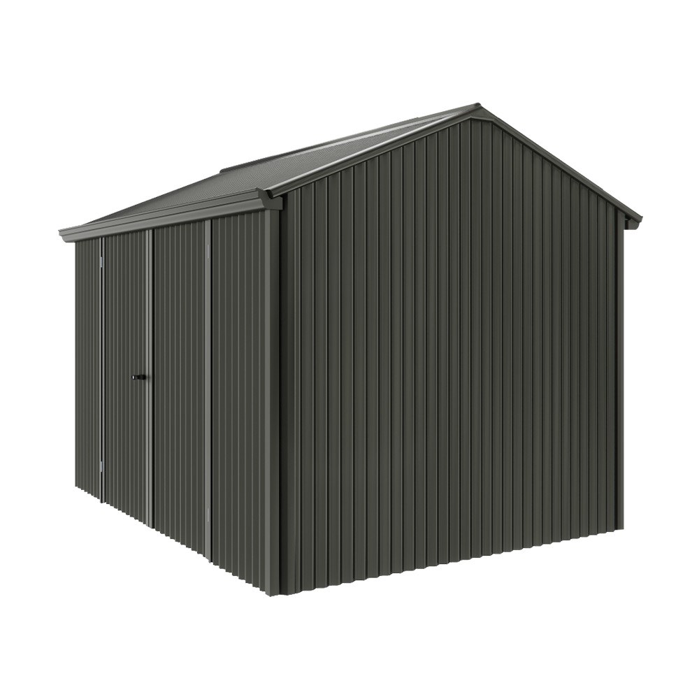 Handi-Heritage Shed H2 3.30X2.52 Roof:Slate Grey Wall:Slate Grey Front/Rear Double Door