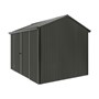 Handi-Heritage Shed H2 3.30X2.52 Roof:Slate Grey Wall:Slate Grey Front/Rear Double Door
