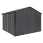 Handi-Heritage Shed H3 3.30X3.30 Roof:Caulfield Green Wall:Gun Metal Grey Front/Rear Double Door