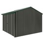 Handi-Heritage Shed H3 3.30X3.30 Roof:Caulfield Green Wall:Slate Grey Front/Rear Double Door