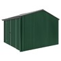Handi-Heritage Shed H3 3.30X3.30 Roof:Gun Metal Grey Wall:Caulfield Green Front/Rear Double Door