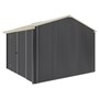 Handi-Heritage Shed H3 3.30X3.30 Roof:Merino Wall:Gun Metal Grey Front/Rear Double Door