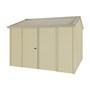 Handi-Heritage Shed H3 3.30X3.30 Roof:Merino Wall:Primrose Front/Rear Double Door